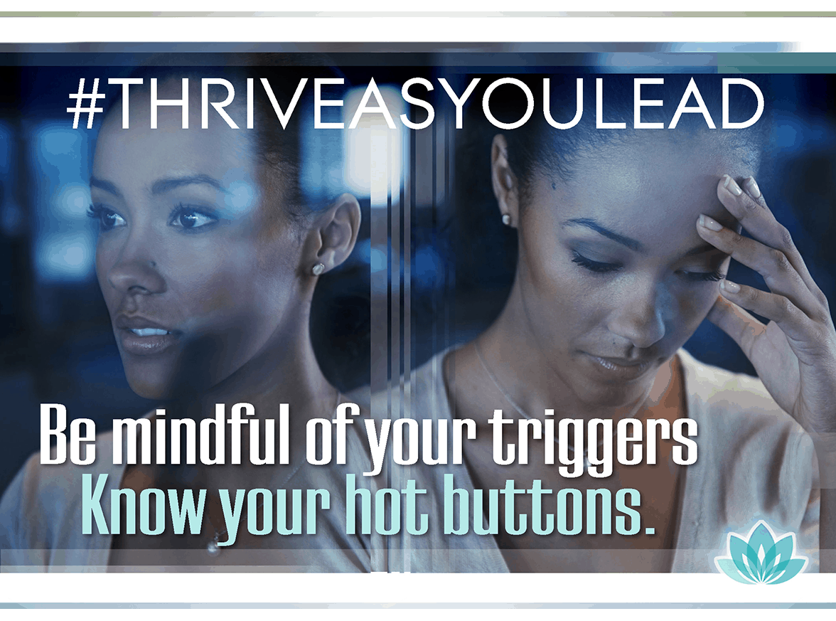 Get in touch with your emotional hot triggers then adjust your response to meet career challenges